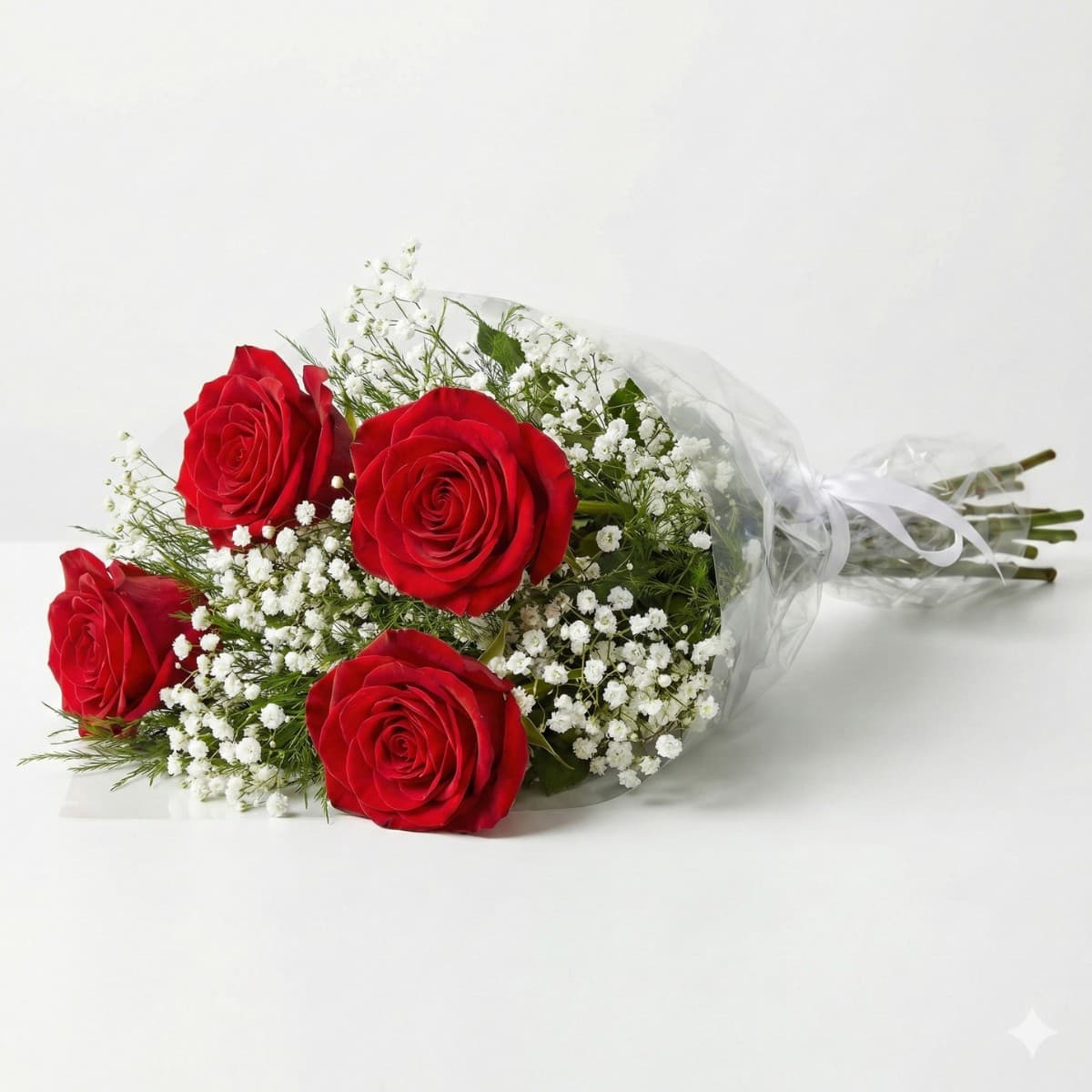 Buquê de 4 Rosas