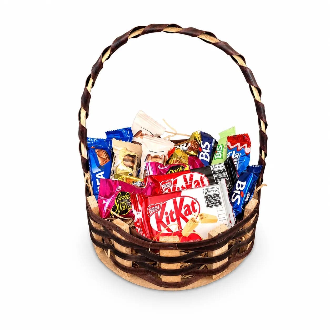Cesta de Chocolates com KitKat