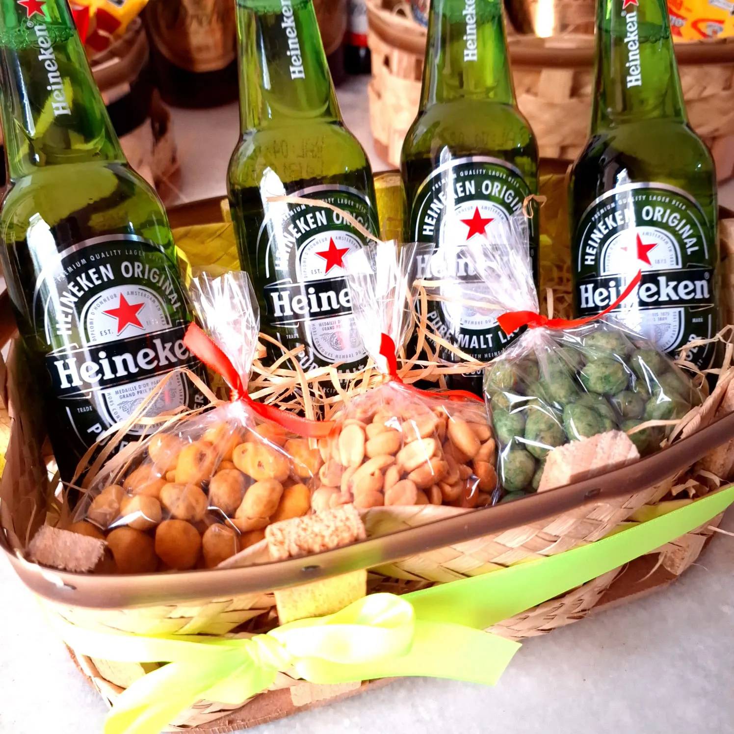 Cesta Mimo com Cervejas e Petiscos