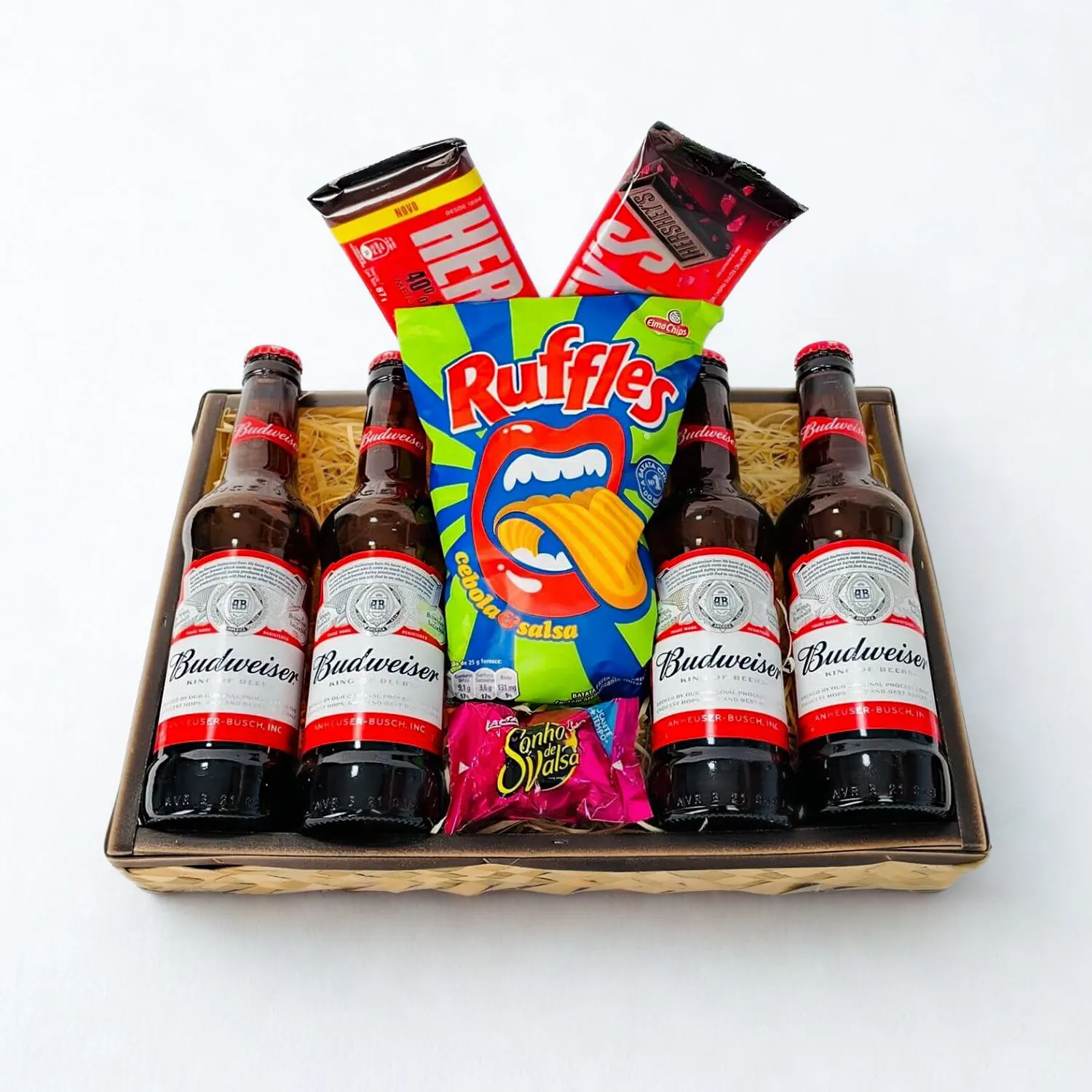 Bandeja de Cervejas, Ruffles e Chocolates