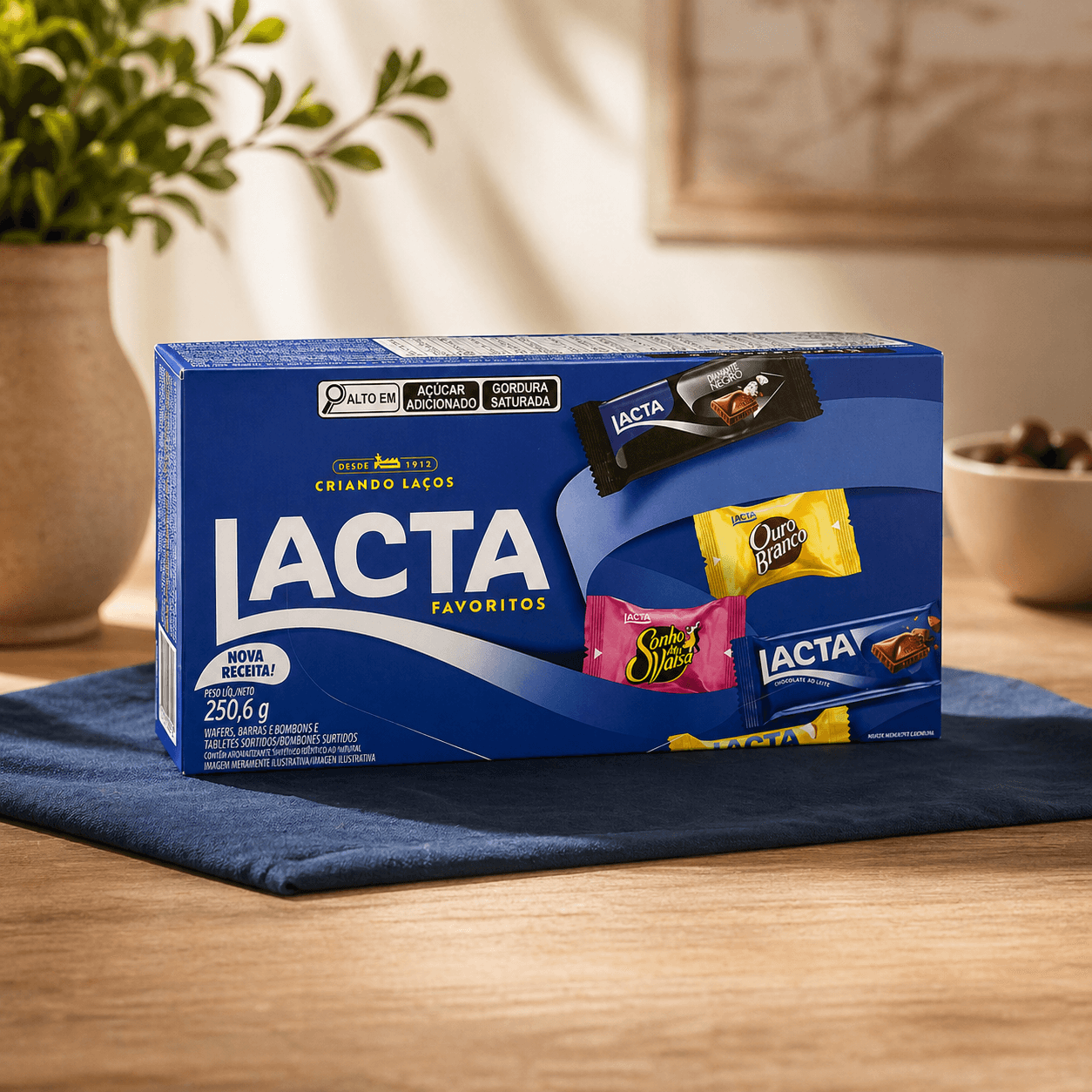 Caixa Lacta Bombons