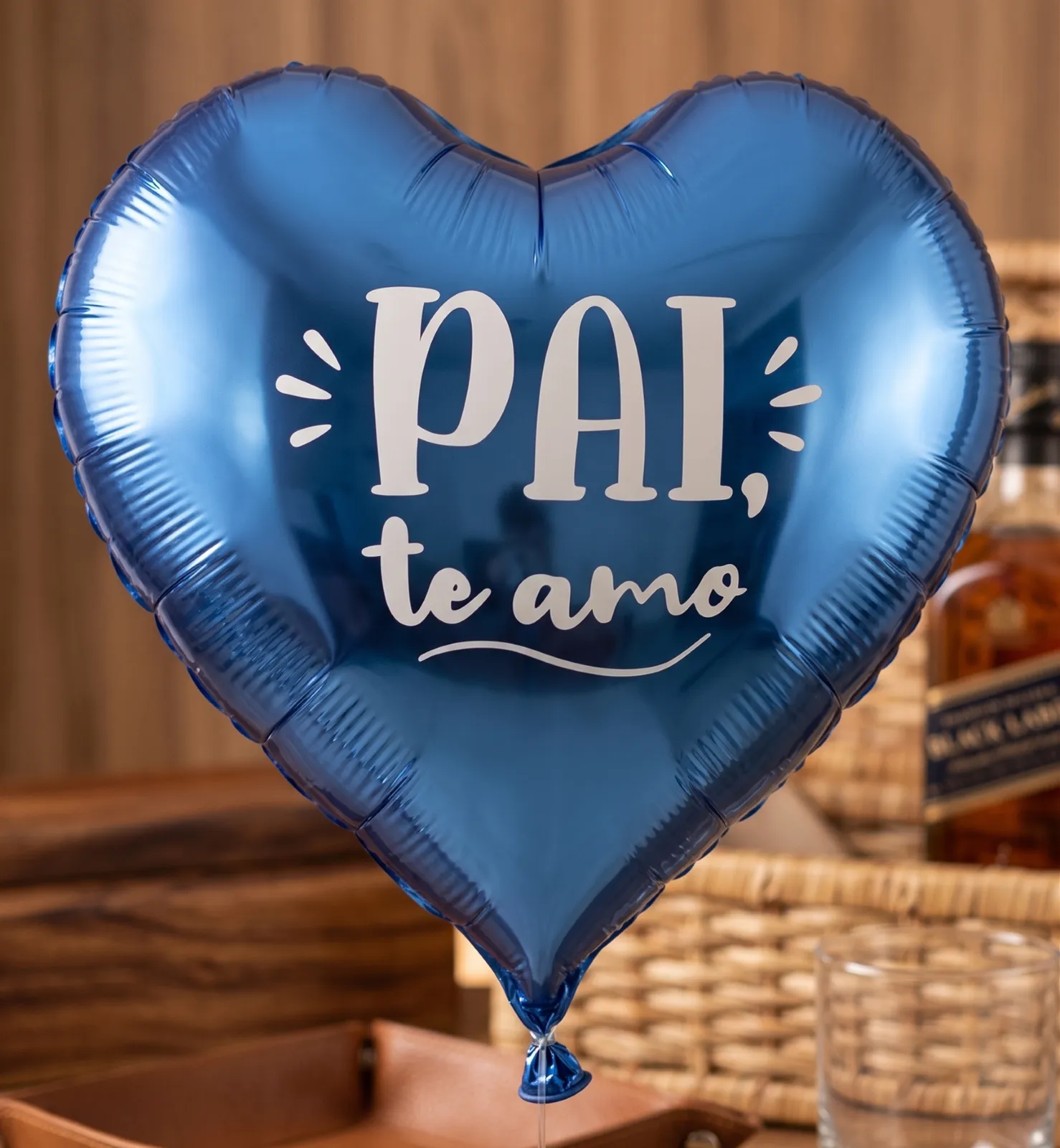 Balão Te Amo Pai Coração (9 pol)